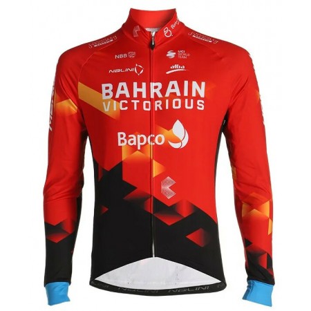 Maglia 2021 Team Bahrain Victorious N001 Manica Lunga